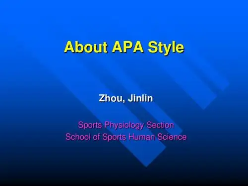 APA Style周锦琳