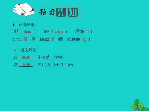 九年级语文上册 第一单元 3《星星变奏曲》课件 (新版)新人教版