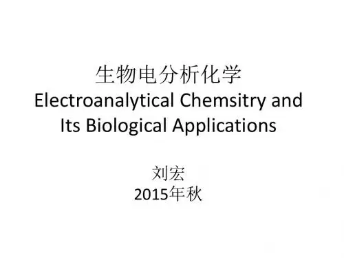 生物电分析化学第一课overview