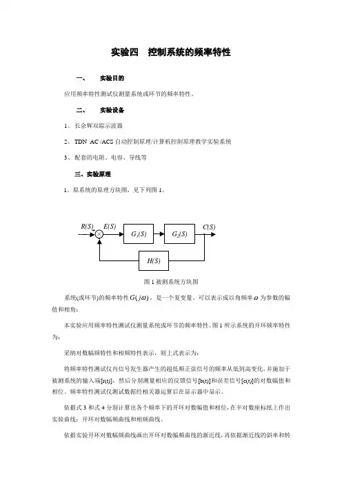 频率特性测定 