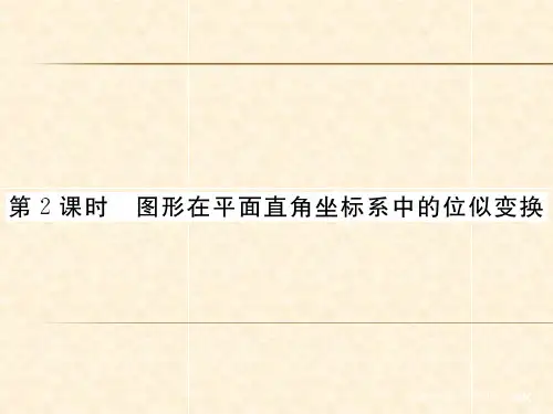 22.4第2课时图形在平面直角坐标系中的位似变换.
