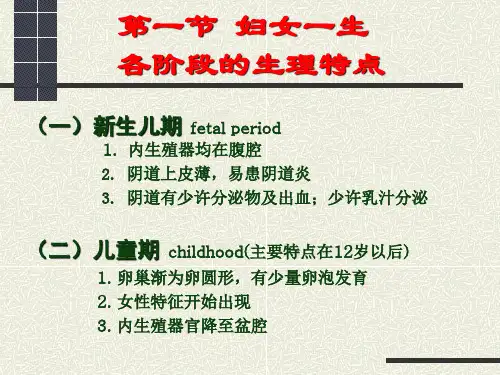 女性生殖系统生理