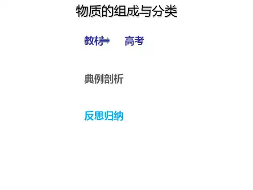 2019版高考化学一轮复习考点精讲实用课件：第2章 化学物质及其变化(共58张PPT)
