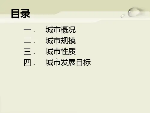 郴州市总体规划共23页文档