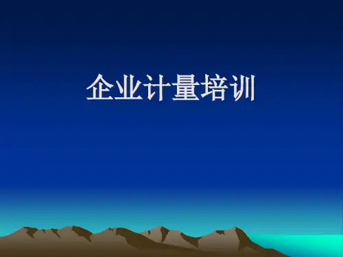 计量培训讲义.pptx
