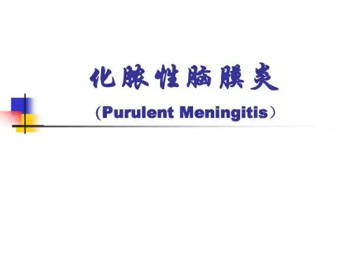 化脓性脑膜炎(Purulent Meningitis)