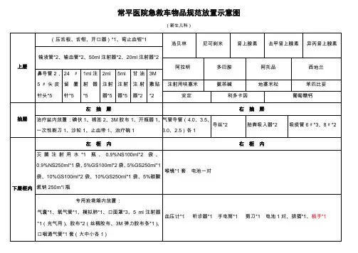 新生儿急救车规范示意图5.14