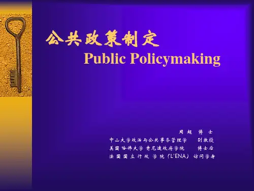 公共政策制定