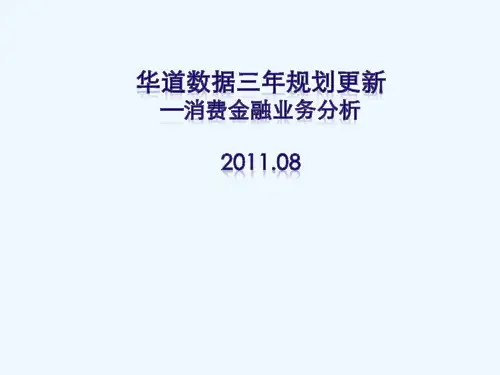 CDG战略规划宣导(2011-2013)_消费金融