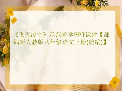 《飞天凌空》示范教学PPT课件【部编新人教版八年级语文上册(统编)】共25页文档
