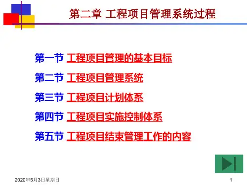 工程项目管理系统过程