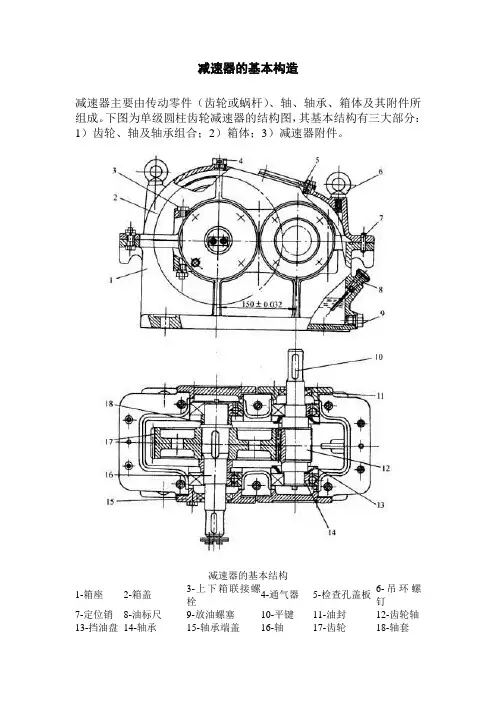 减速器的基本构造 2