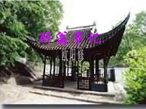 八年级语文醉翁亭记1