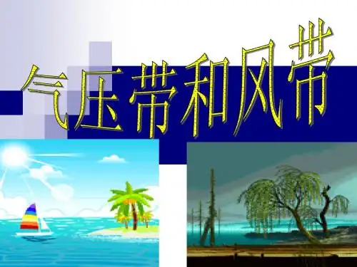 高三气压带和风带专题复习