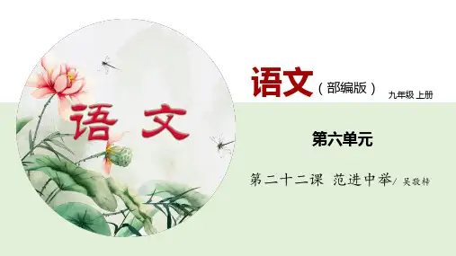 22《范进中举》(课件)