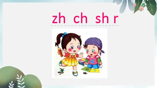 2019-2020年一年级语文上册汉语拼音8zhchshr课件1新人教版