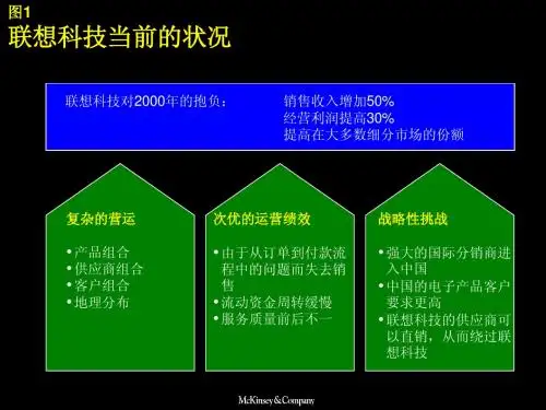 麦肯锡:业务流程改造报告(联想科技)