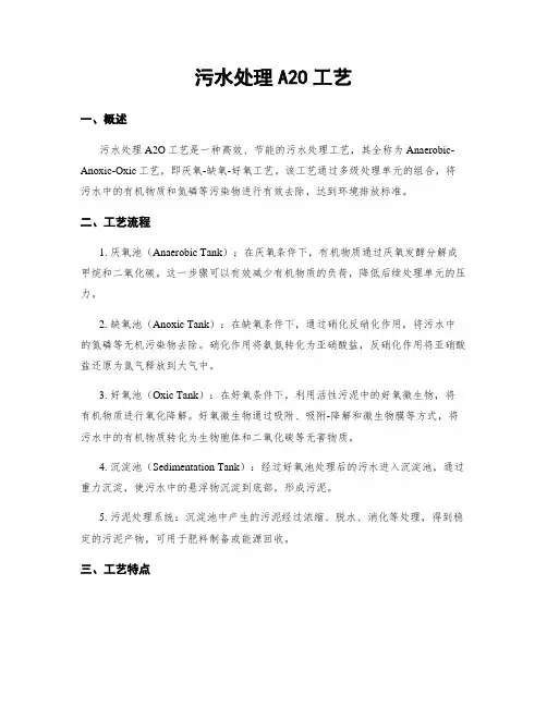 污水处理A2O工艺 4