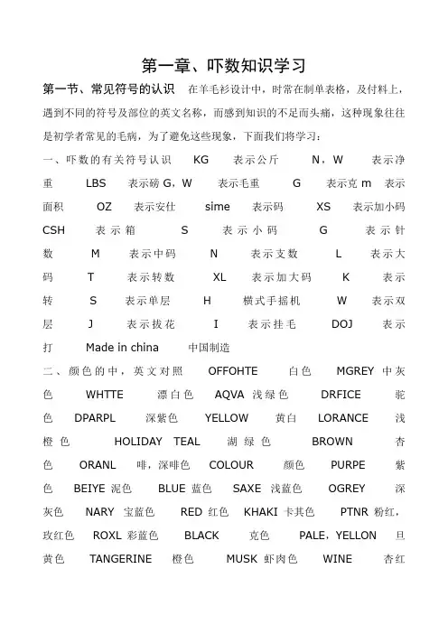 吓数基础知识