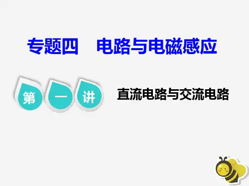 2019届高考物理复习电路与电磁感应第一讲直流电路与交流电路课件