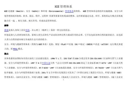HSE管理体系 3