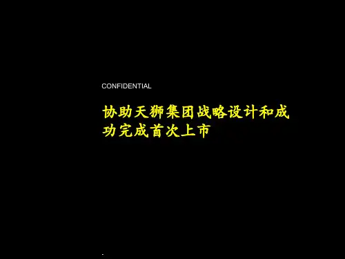 xx集团最新战略设计和首次上市咨询报告.pptx