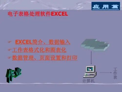 计算机文化基础excel