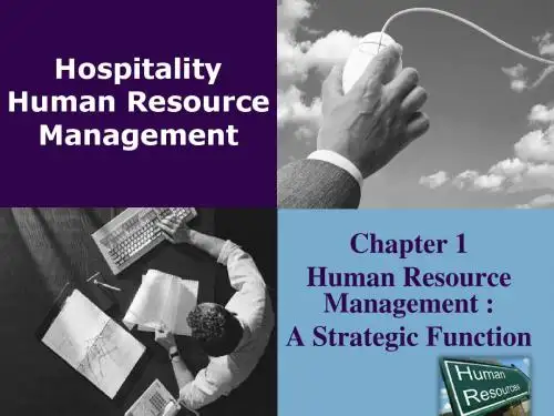 Hospitality HR Chapter - 1