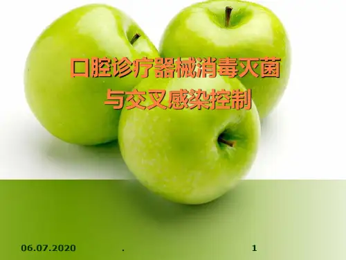 口腔诊疗器械消毒PPT课件