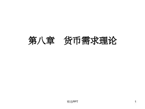 《货币需求》PPT课件 (2)