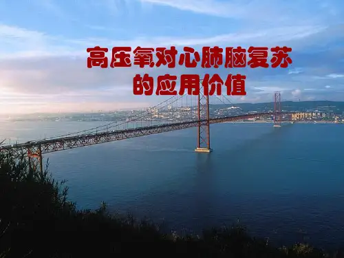高压氧对心肺脑复苏的应用价值