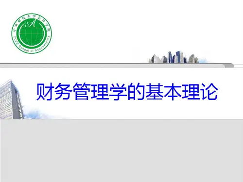 财务管理的基本理论