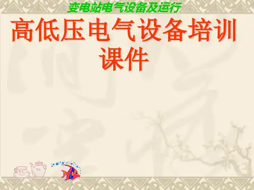 电气设备培训(课件)..