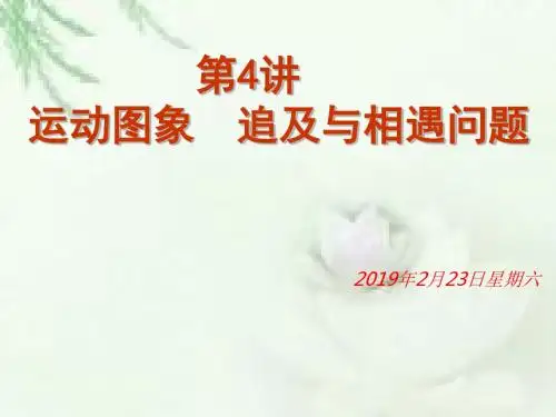 高三第一轮复习第4讲运动图象追及和相遇问题精品课件-PPT课件