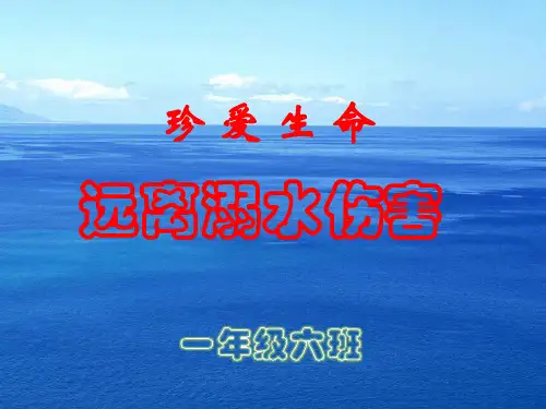 防溺水安全教育PPT