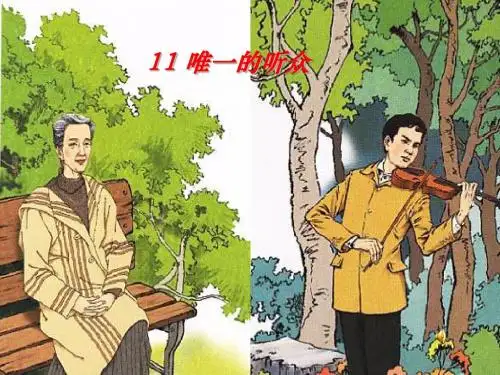 《唯一的听众》第二课时