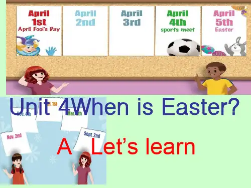 人教版五年级英语下册Unit 4 -A-Let’s-learn课件