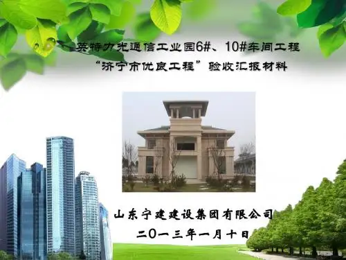 英特力汇报材料PPT