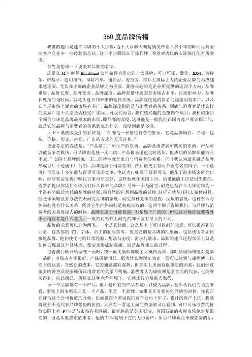 360度品牌传播