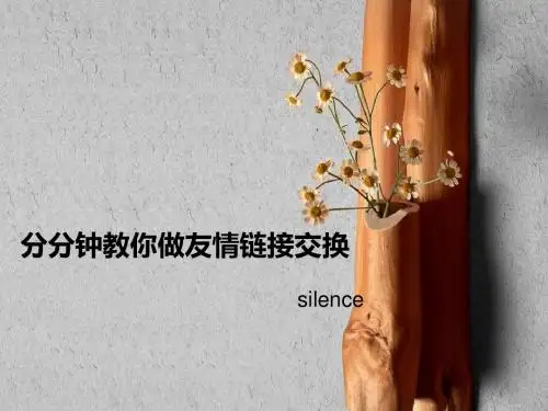 分分钟教你做友情链接交换