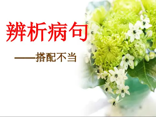 [实用参考]2019年高考病句专题之搭配不当.ppt