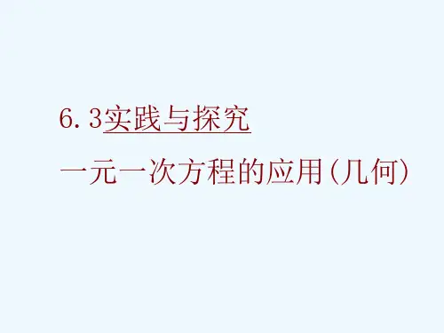 几何类应用问题
