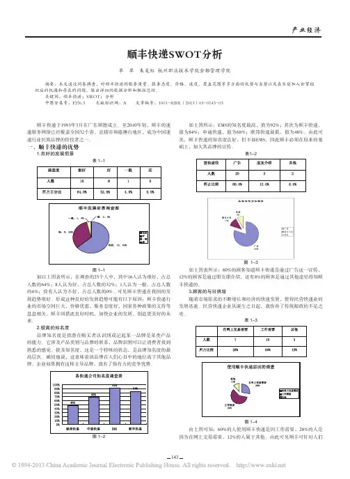 顺丰快递SWOT分析_单单