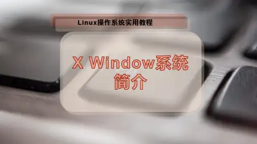 X Window系统简介