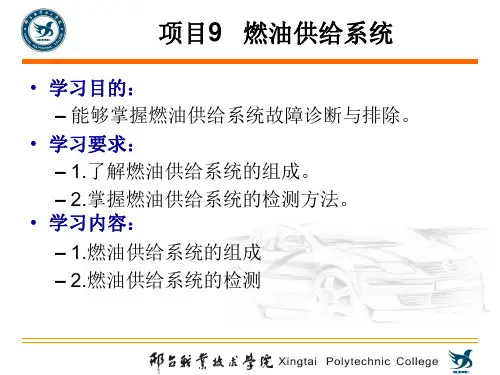 燃油系统1