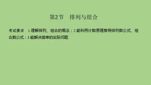 2021人教A版高考数学总复习《排列与组合》