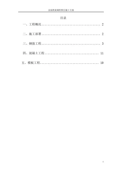 转换层施工方案 2