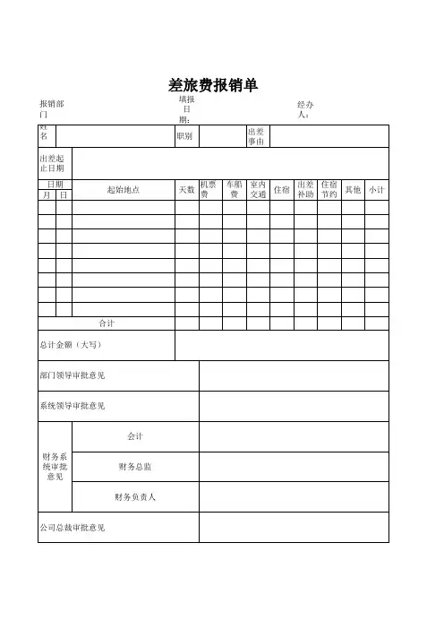 报销模板 - 副本
