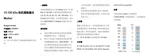 预染蛋白marker说明书