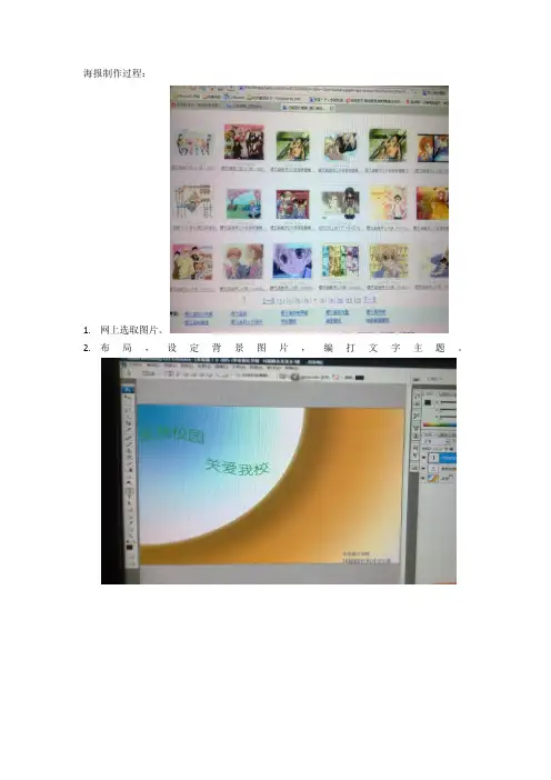 海报制作过程